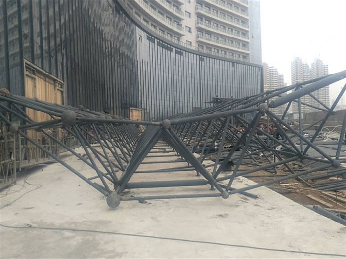 慈溪万豪酒店雨棚网架